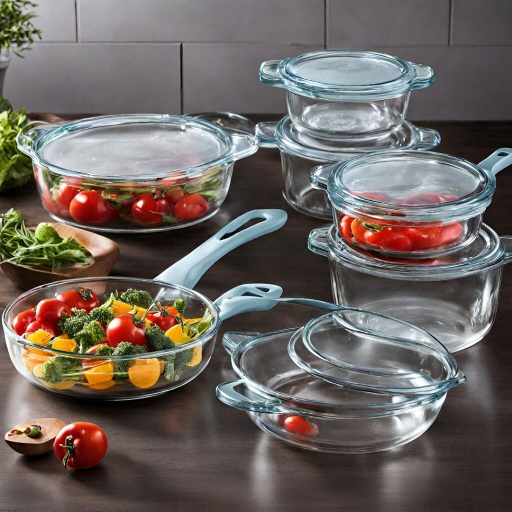 Pyrex glass cookware